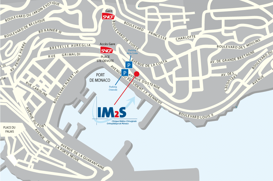 Plan d'accès à l'IM2S